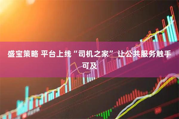 盛宝策略 平台上线“司机之家” 让公共服务触手可及
