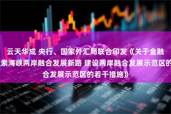 云天华成 央行、国家外汇局联合印发《关于金融支持福建探索海峡两岸融合发展新路 建设两岸融合发展示范区的若干措施》